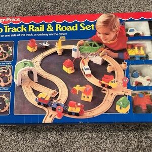 Fisher-Price Flip Track Rail and Road Set
